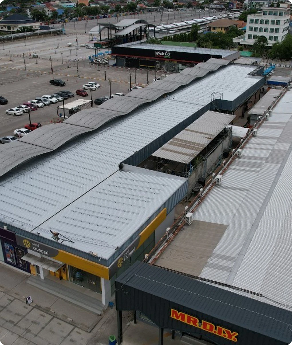 ติดตั้งโครงสร้างเหล็ก