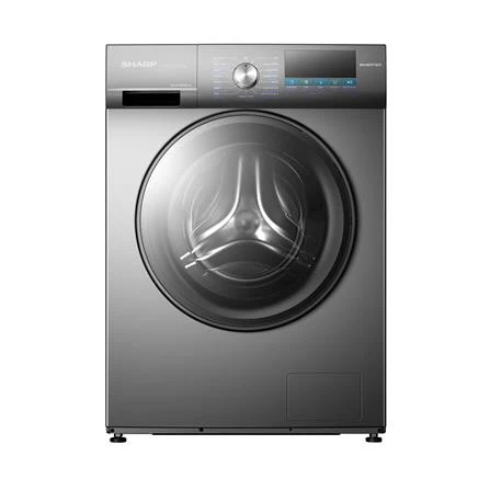 SHARP เครื่องซักผ้าฝาหน้า 9กก. อินเวอร์เตอร์ รุ่น ES-F90XKS-G