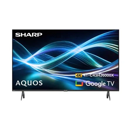 SHARP UHD Google TV 43นิ้ว รุ่น 4T-C43HJ6000X