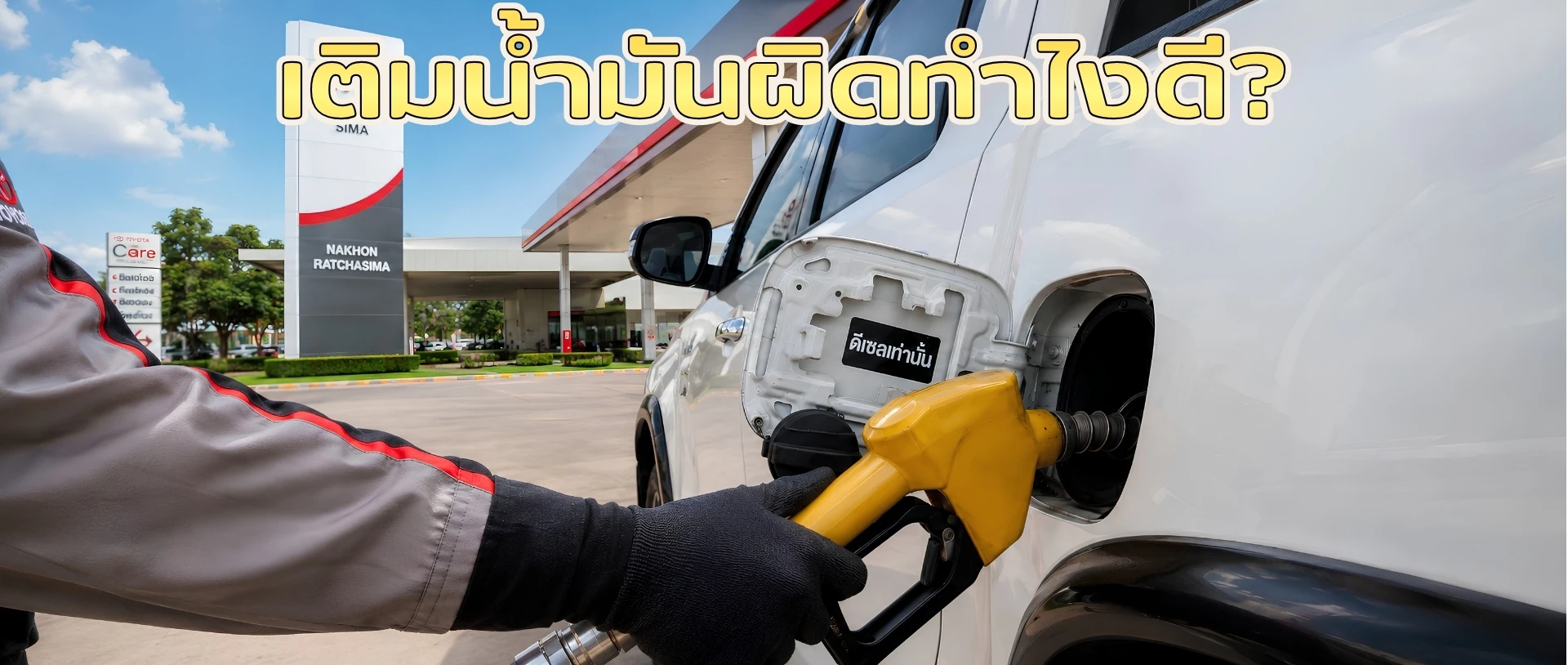 เติมน้ำมันผิดทำไงดี? วิธีรับมือและผลเสียที่คนมีรถต้องรู้